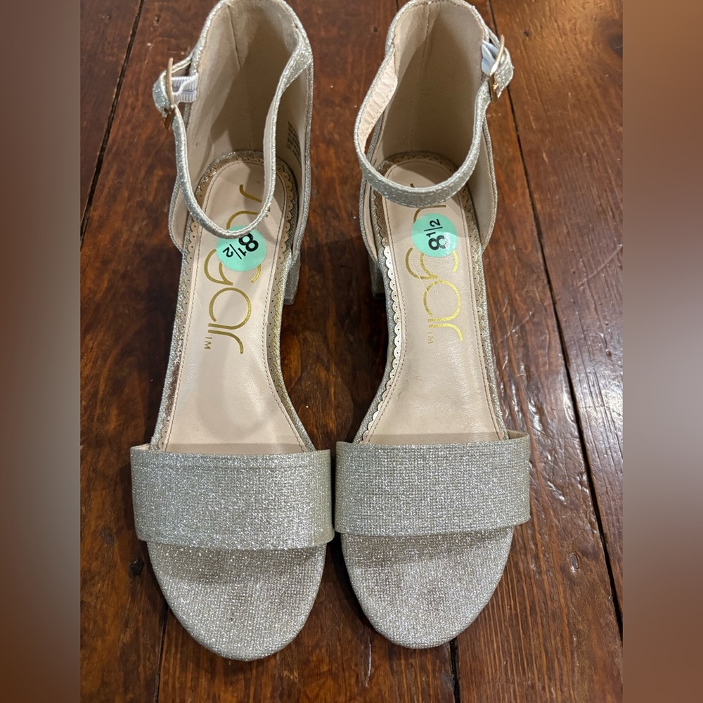 Sugar Gold Glitter Heels
